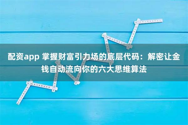 配资app 掌握财富引力场的底层代码：解密让金钱自动流向你的六大思维算法